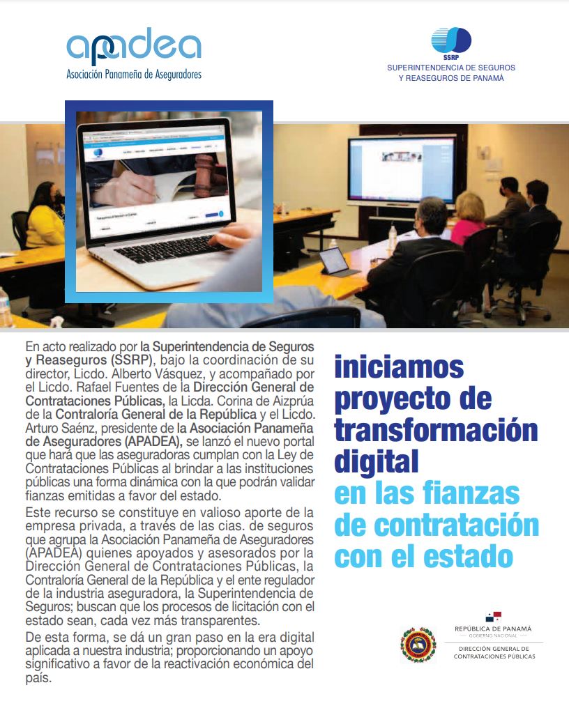 APADEA - Proyecto de transformación digital en fianzas para El Estado 